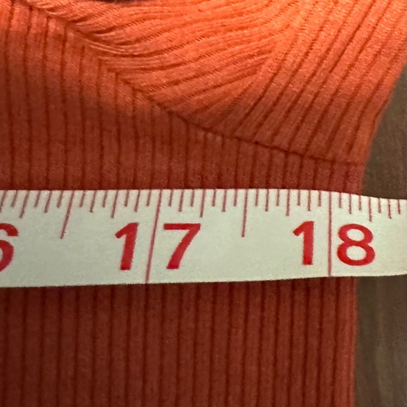Time And Tru Ladies Ribbed Long Sleeve Top Spiced Cider (Rust) Size M (8-10) EUC - Picture 6 of 8